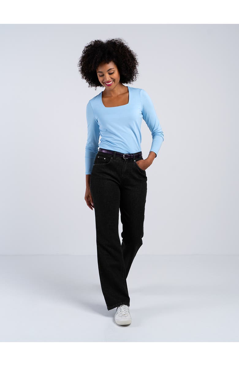 Kettlewell Darla Comfort Bootcut Jeans, Alternate, color, Black