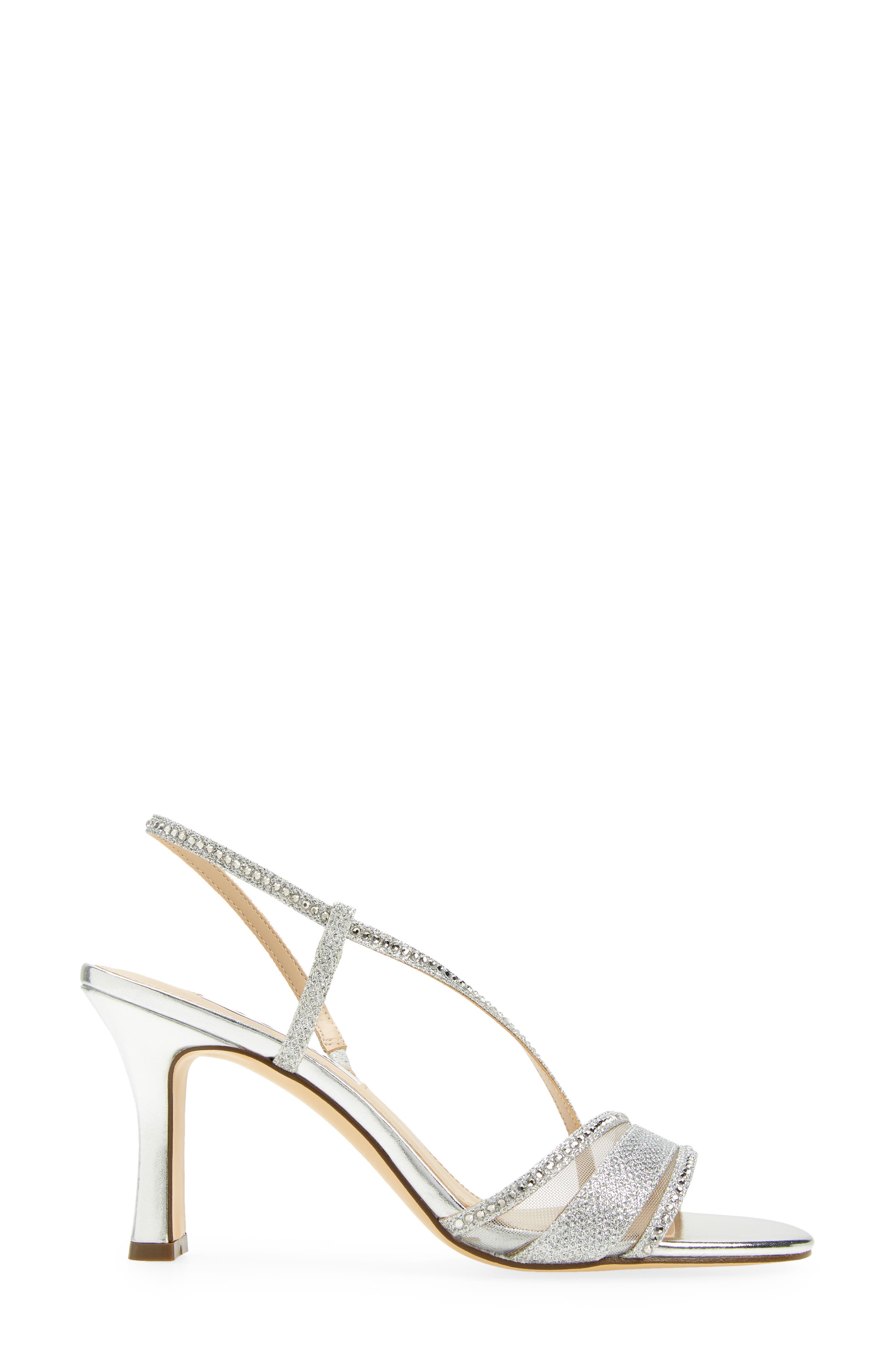 Nina Abbi Slingback Sandal, Alternate, color, Silver
