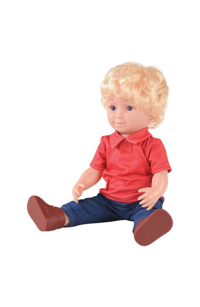 Kaplan Early Learning Company 16" Multiethnic Doll - Caucasian Boy, Alternate, color, Multicolored