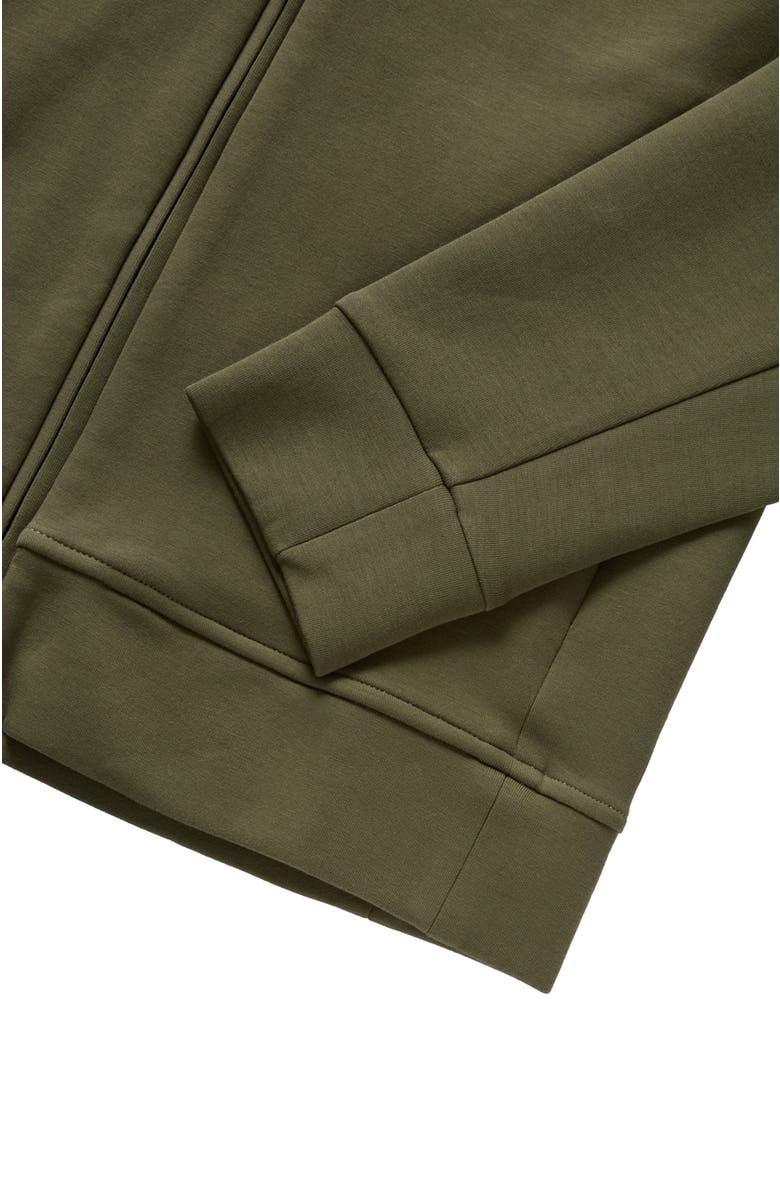 Robert Talbott Evans Track Jacket, Alternate, color, Olive