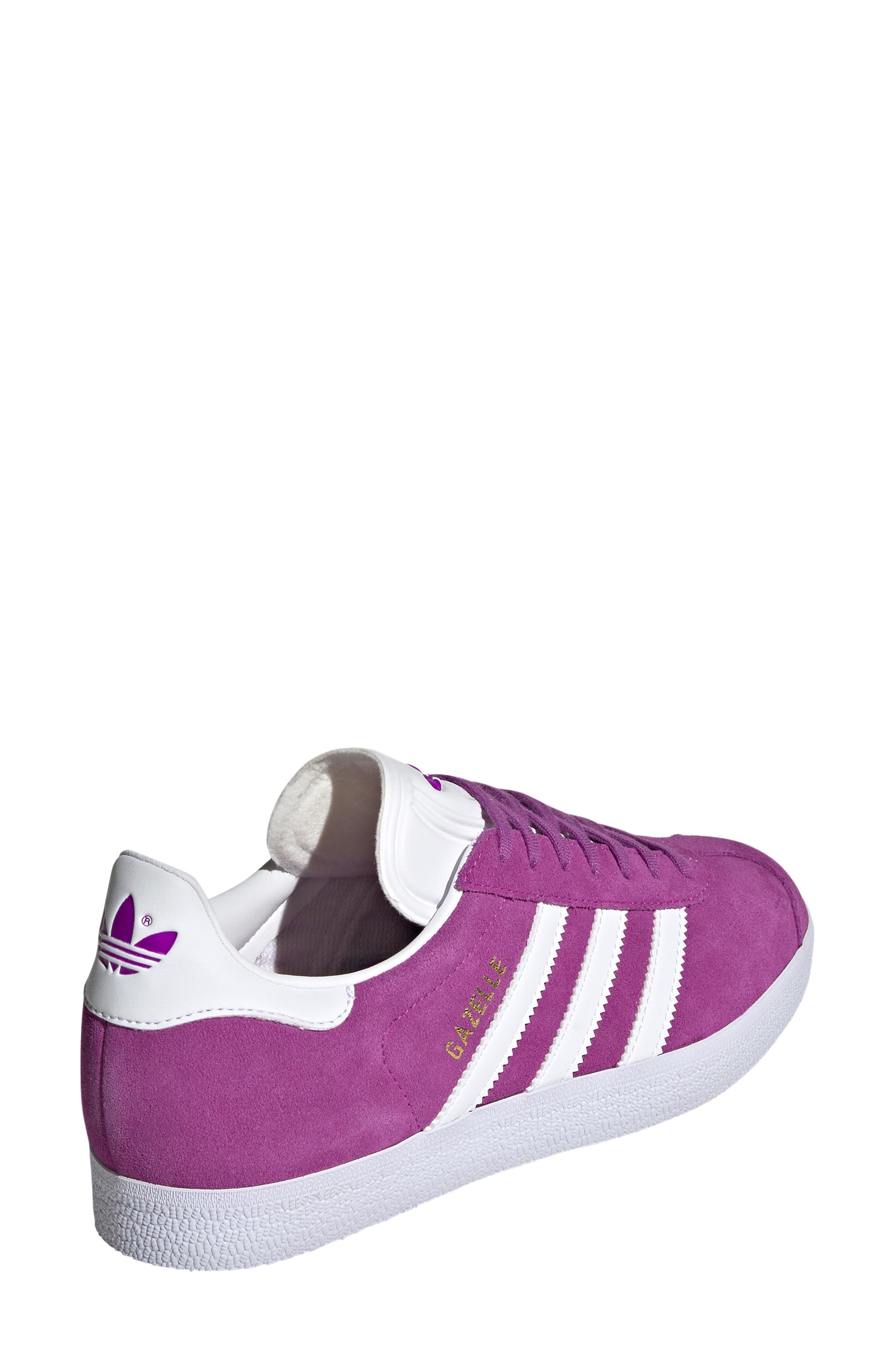 Gazelle Sneaker, Alternate, color, PURPLE/ WHITE/ GOLD MET.