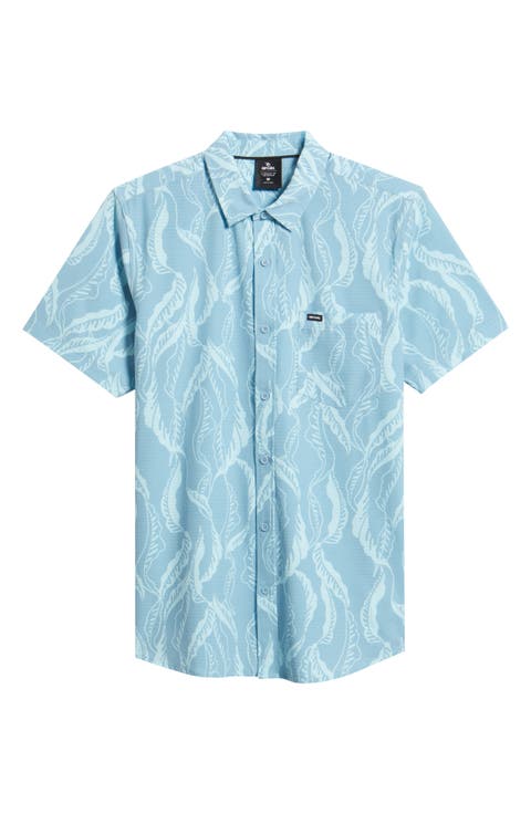 Sessions Aerotech Short Sleeve Performance Button-Up Shirt