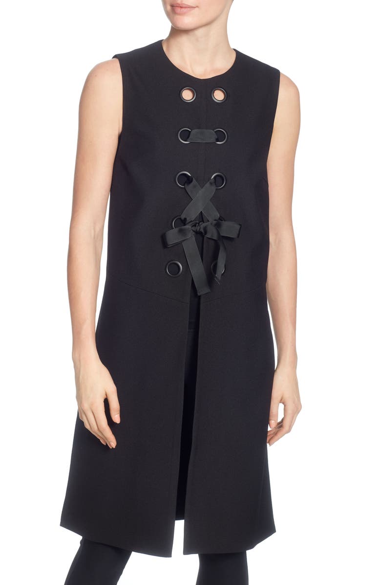 Catherine Catherine Malandrino Ennio Grommet Tie Vest, Main, color, 