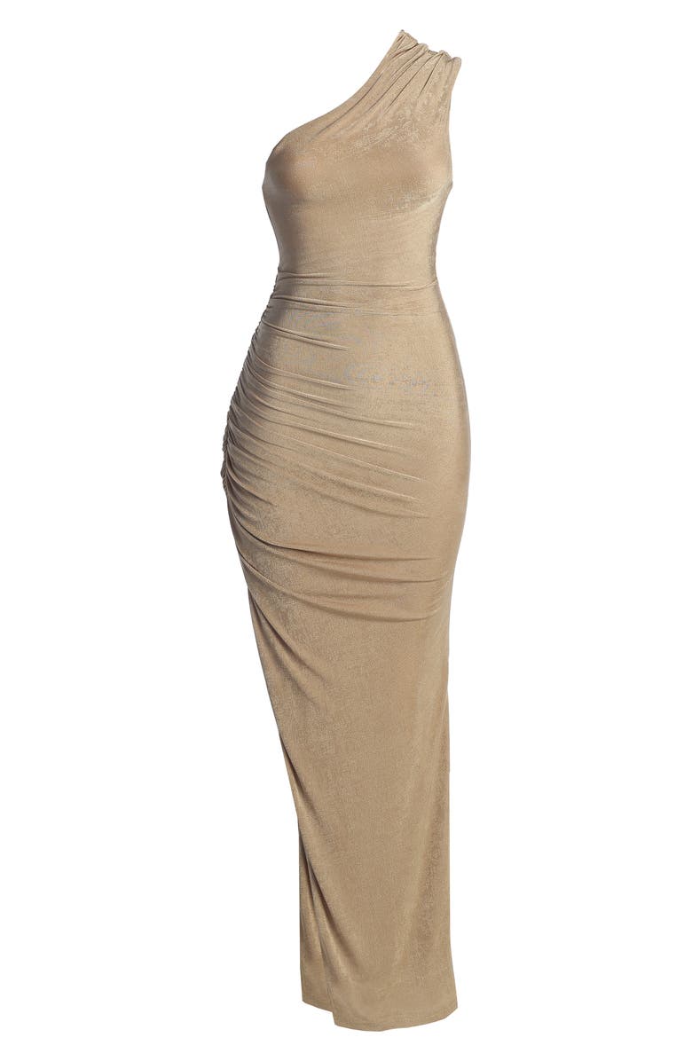 JLUXLABEL Eden One-Shoulder Dress, Alternate, color, 