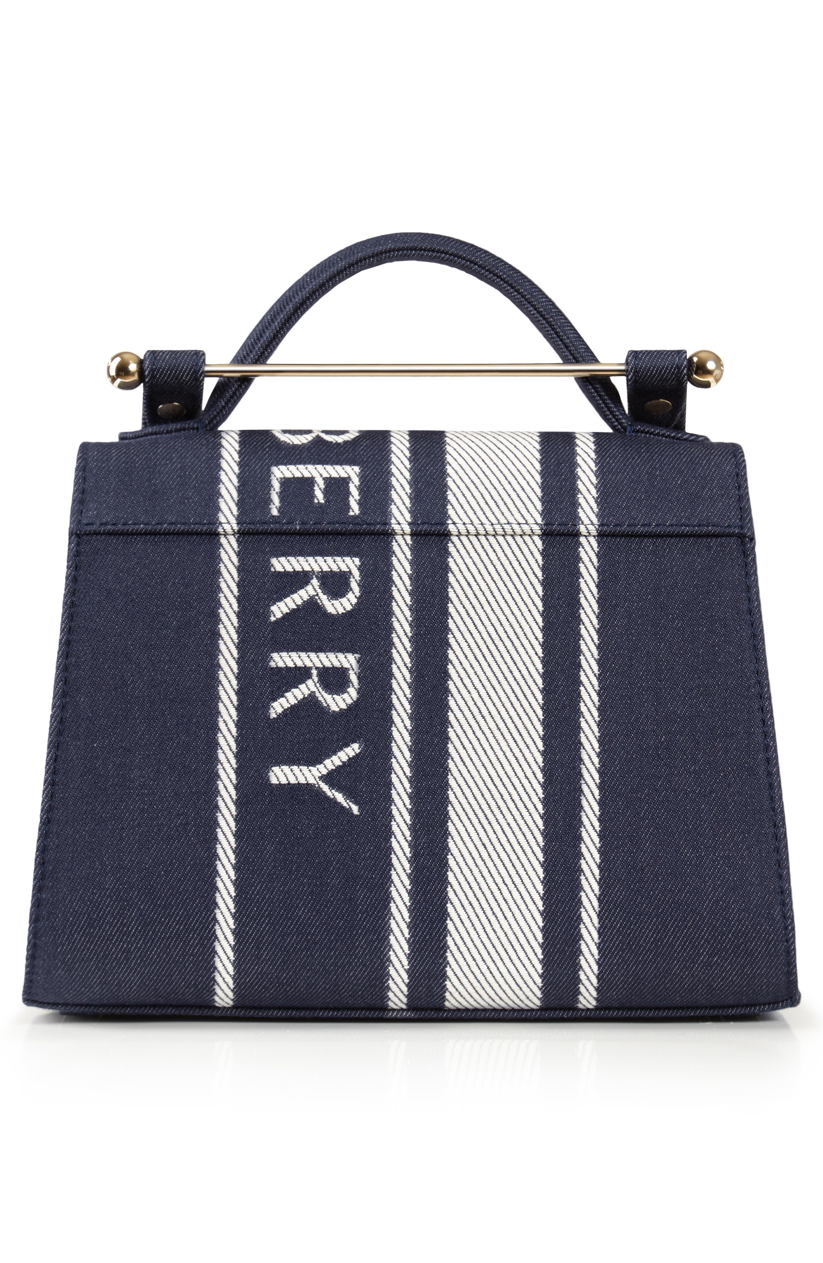 Strathberry Mini Allegro Denim Tote, Alternate, color, 