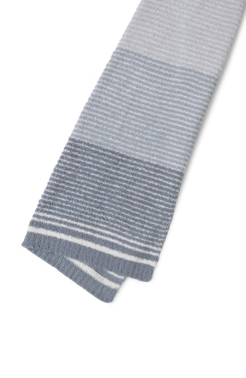 Barefoot Dreams Cozychic® Gradient Stripe Stroller Blanket In Platinum Multi