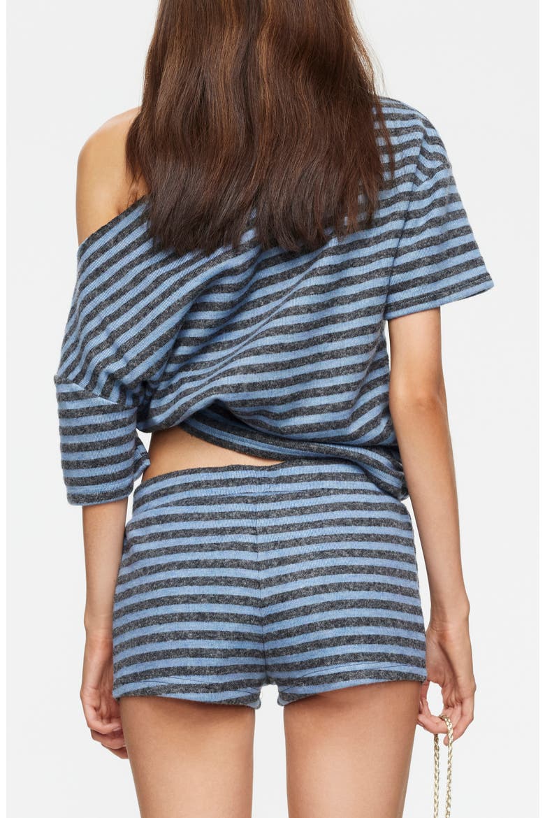 Wildlands One-Shoulder Knit Top, Alternate, color, GREY BLUE STRIPE