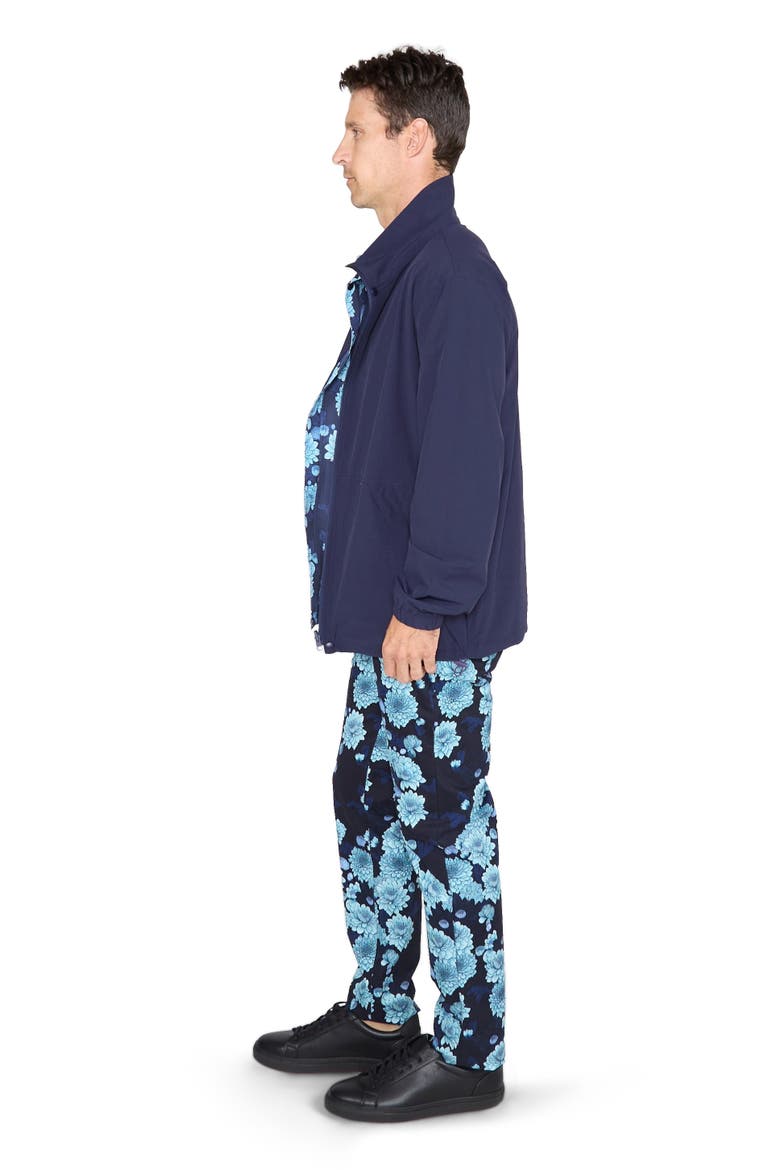 Pascali Reversible Performance Jacket, Alternate, color, Serious Floral Navy