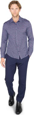 Lords of Harlech Sherlock Tailored Merino Wool Shirt
