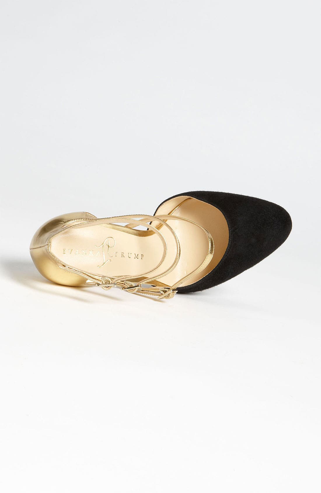 'Brynn' Pump, Alternate, color, BLACK SUEDE/ METALLIC