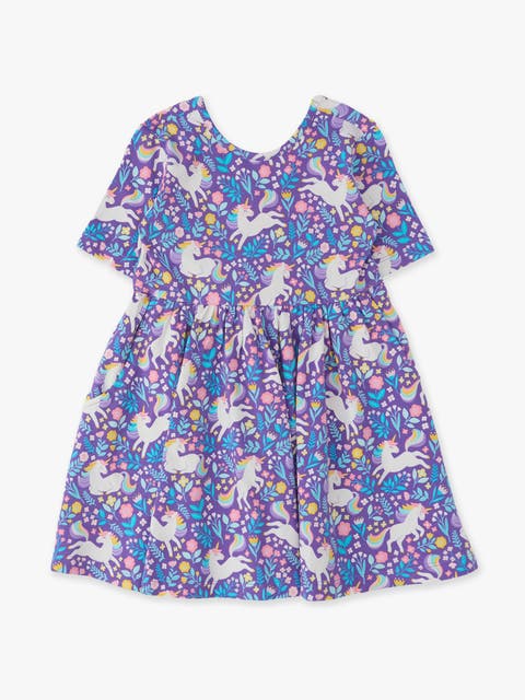 Knit Short Sleeve Twirl Dress (baby)