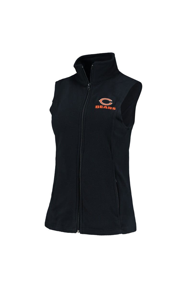 DUNBROOKE Women's Dunbrooke Navy Chicago Bears Houston Fleece Full-Zip Vest, Alternate, color, 