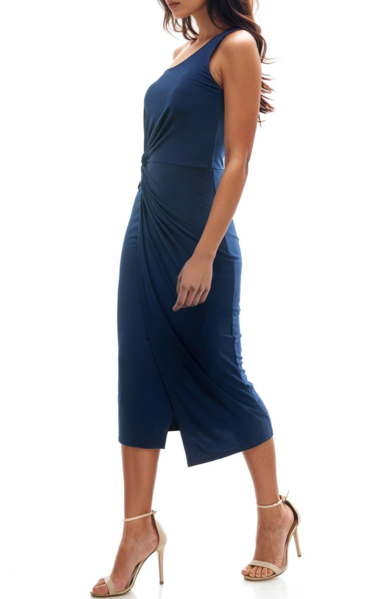 Socialite One-Shoulder Knit Midi Dress, Alternate, color,
