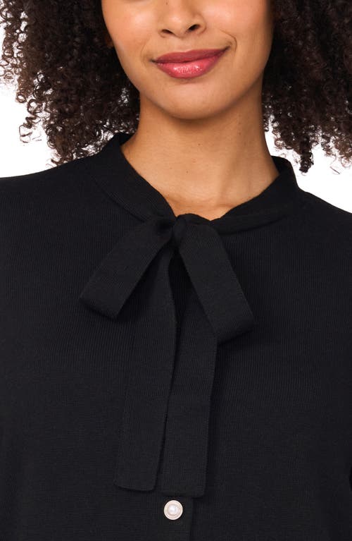 Cece Regular Fit Wool-blend Cardigan In Black