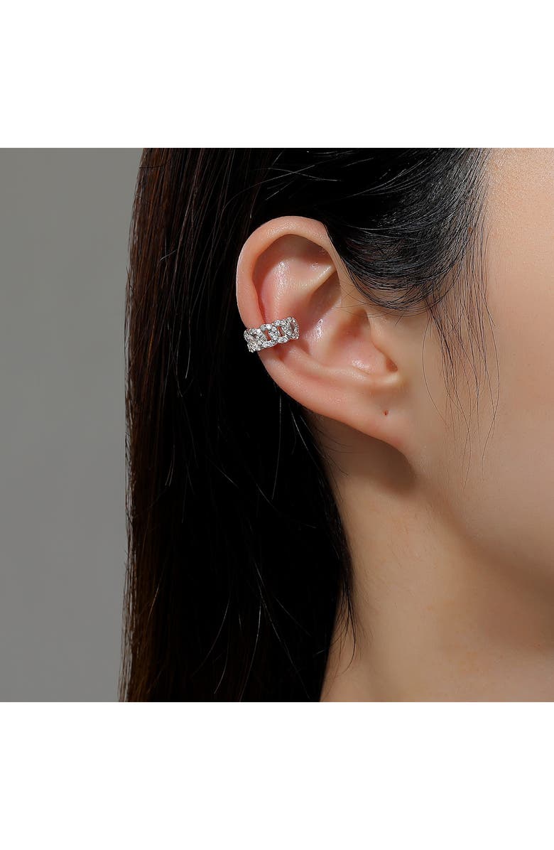 Lafonn Simulated Diamond Ear Cuff, Alternate, color, 