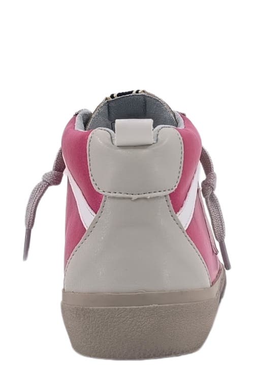 Shushop Paulina Low Top Sneaker In Hot Pink