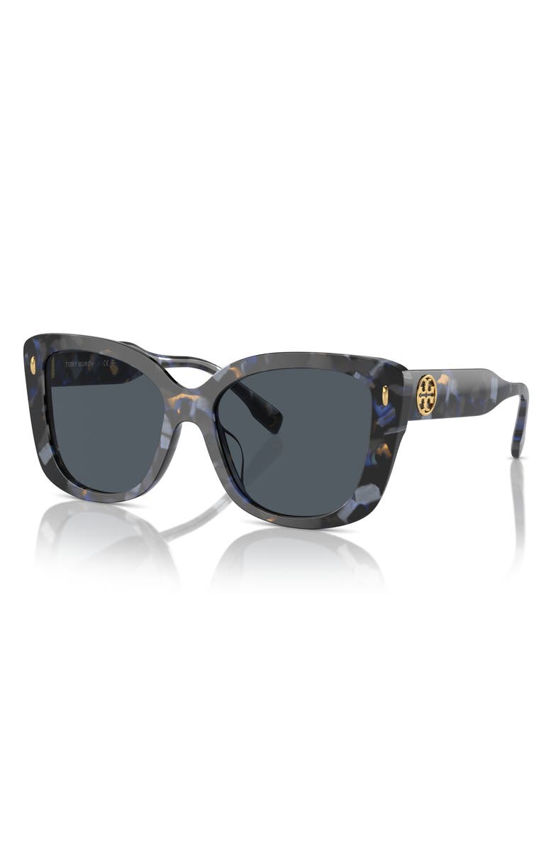 Tory Burch 54mm Butterfly Sunglasses, Alternate, color, 