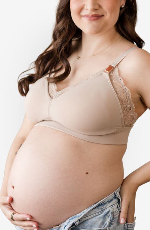 Busty Size - Ella Maternity & Nursing Lace Bralette