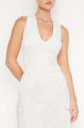 Good American Sculpting Deep V Tank Bodysuit