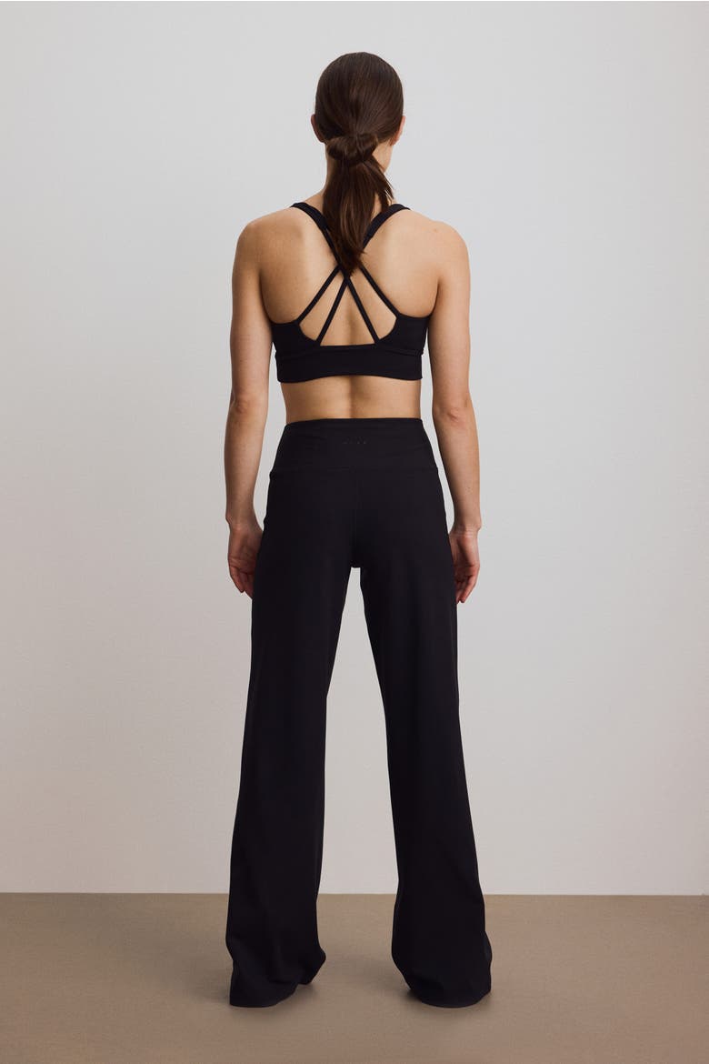 Wide Sports Leggings With Softmove, Alternate, color, Black