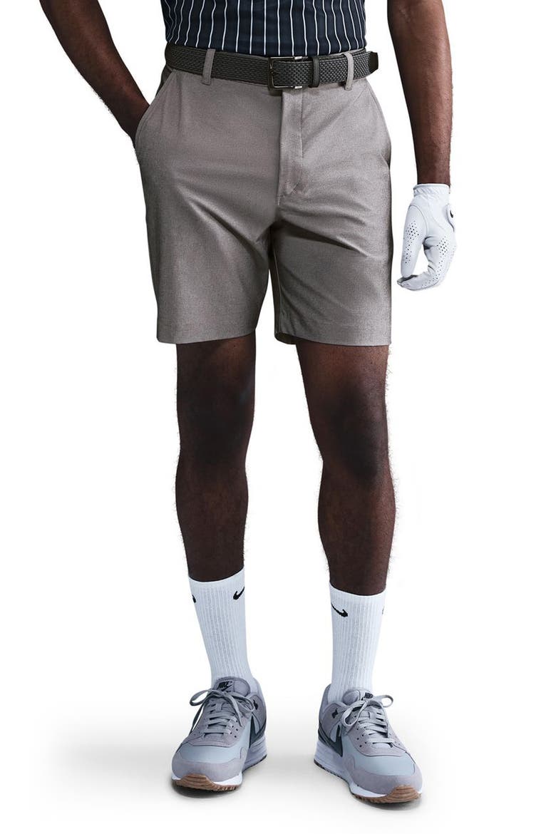 Victory Dri-FIT 7-Inch Golf Shorts, Main, color, NIGHT FOREST/ LIGHT BROWN