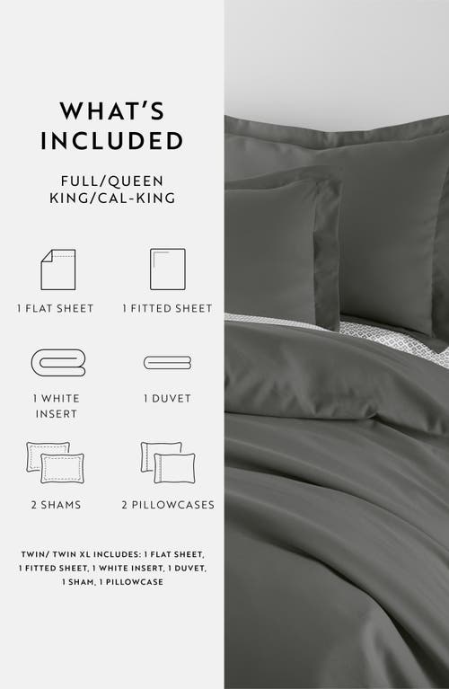 Homespun Bundle Duvet Set In Gray