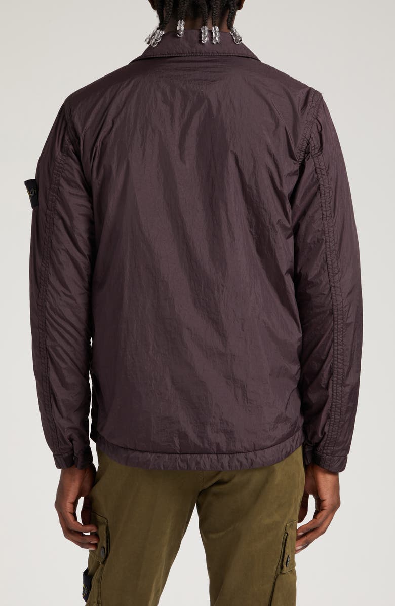 Stone Island Garment Dyed Crinkle Recycled Nylon Overshirt, Alternate, color, 