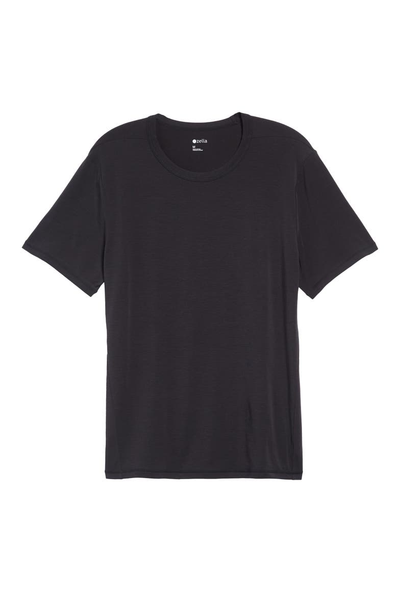 Zellness Performance T-Shirt, Alternate, color, BLACK