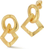 GLAZE JEWELRY Textured Drop Earrings