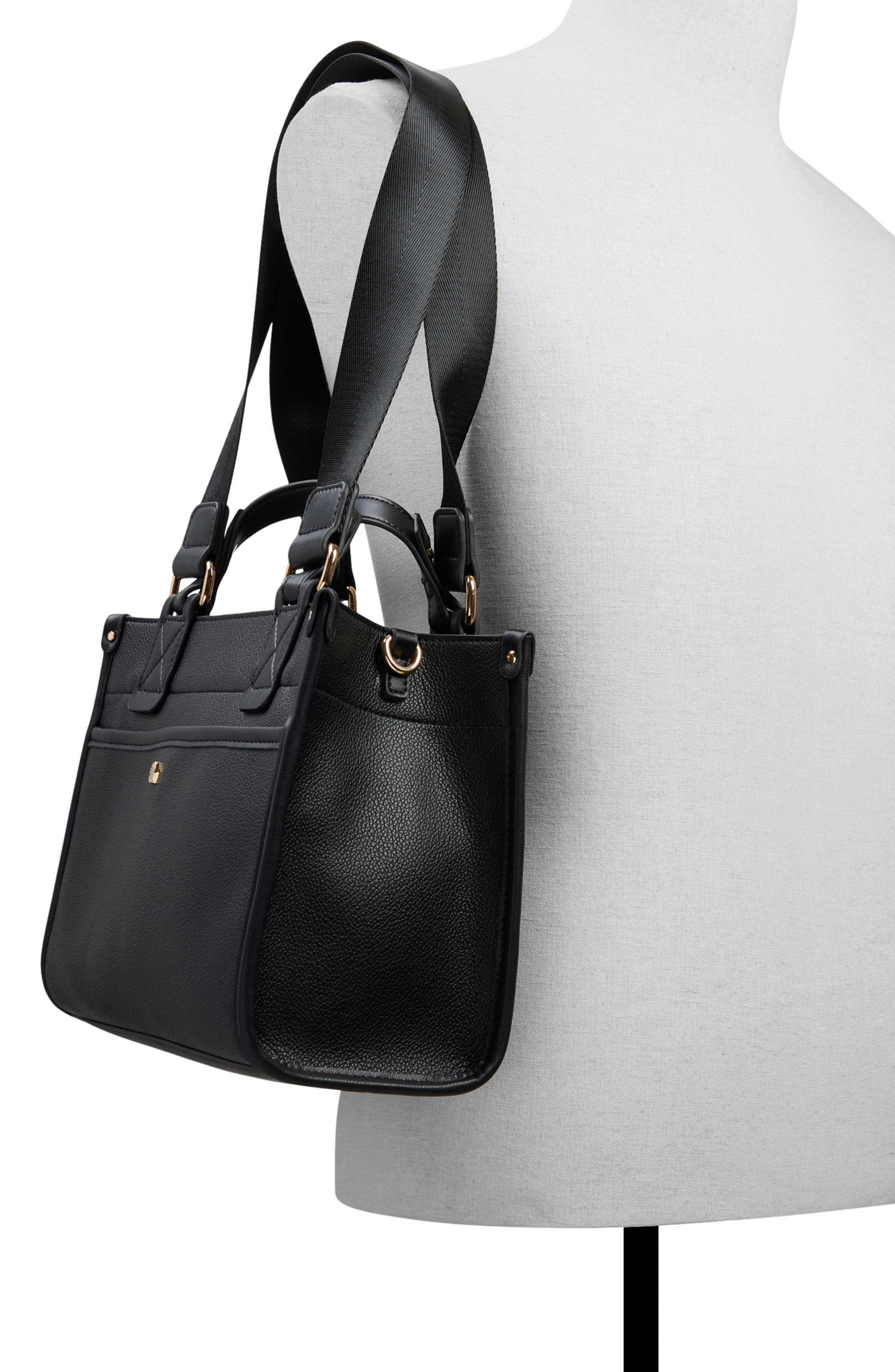 ALDO Adaluna Faux Leather Satchel, Alternate, color, 