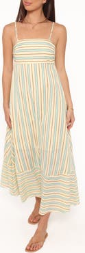 Petal & Pup Brea Striped Maxi Dress