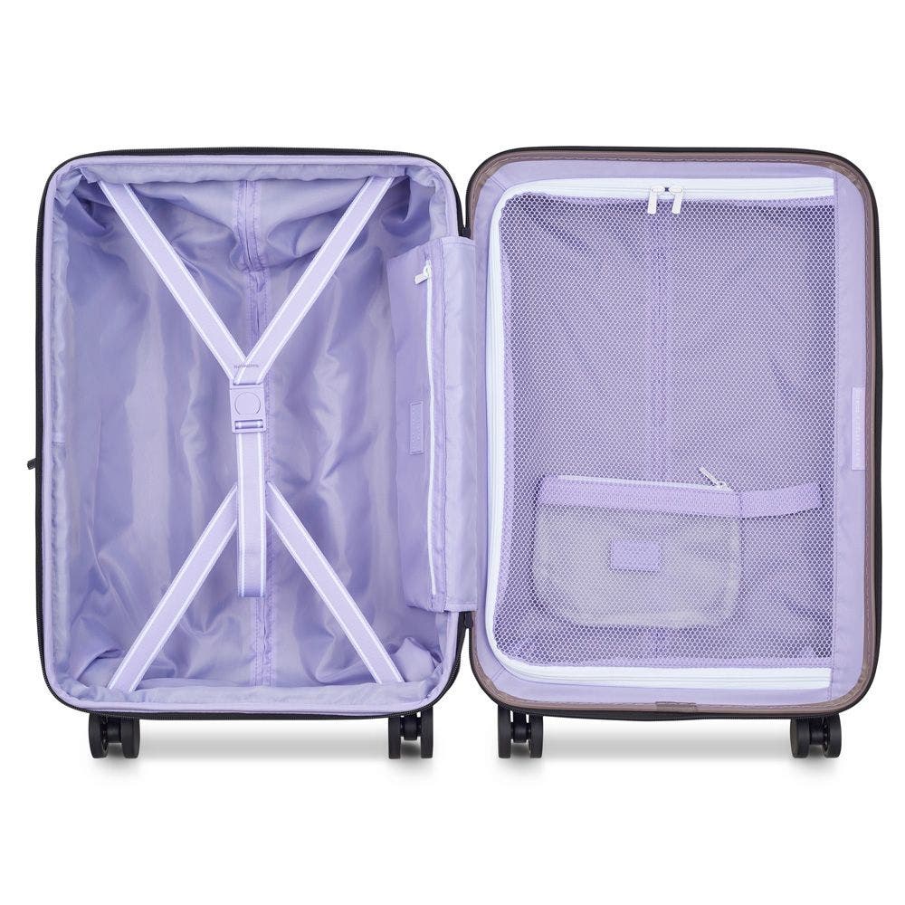 Florence by Mills Catch Flights Expandable 20" Carry-On Spinner, Alternate, color, Chestnut