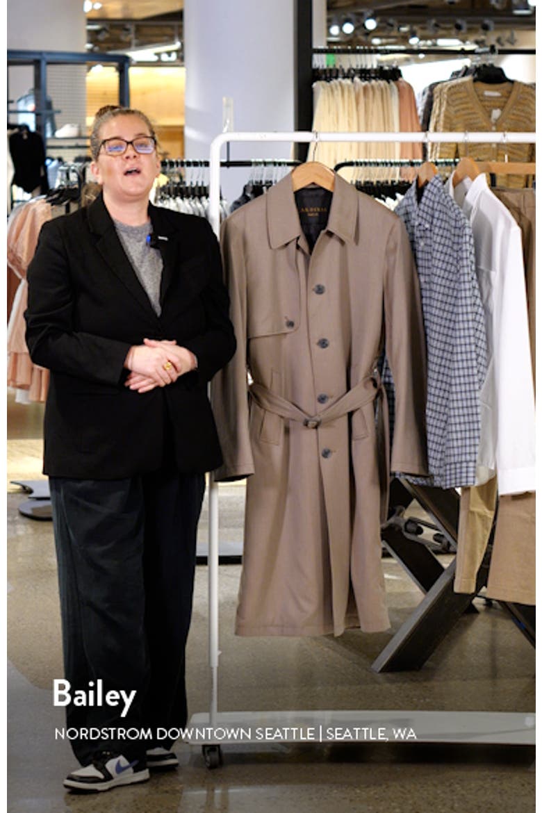 Water Repellent Wool Coat video