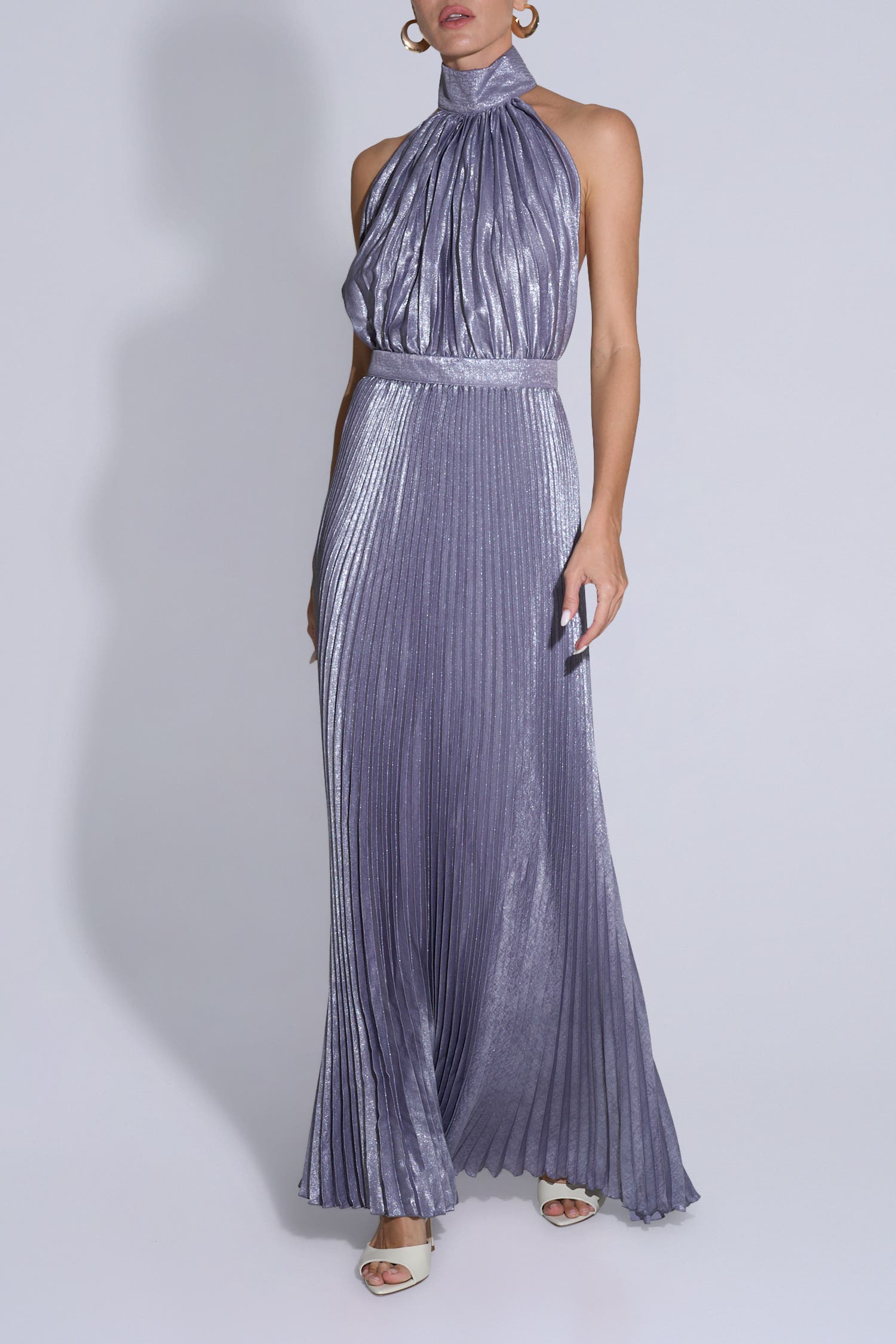 L'IDÉE WOMAN Eden Dress in Cosmic Shimmer 