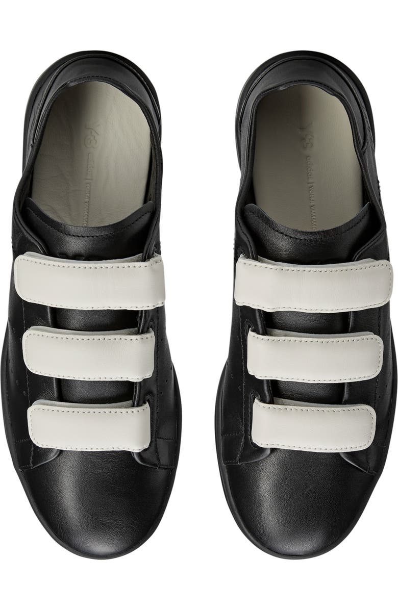 Y-3 Gender Inclusive Stan Smith Sneaker, Alternate, color, Black/ Black/ Orbit Grey