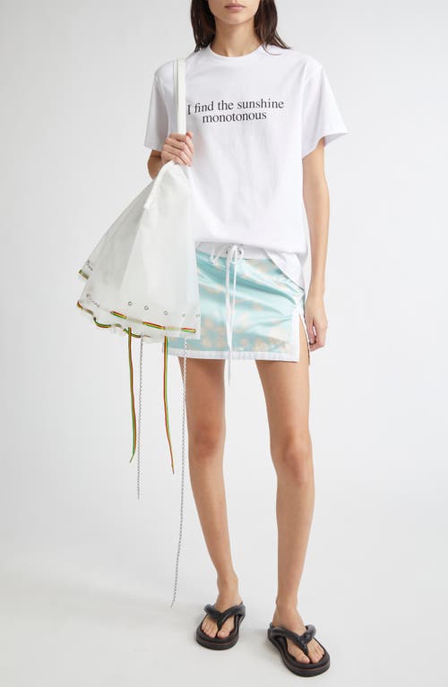 JULIE KEGELS JULIE KEGELS SAMMY FLORAL SILK MINISKIRT
