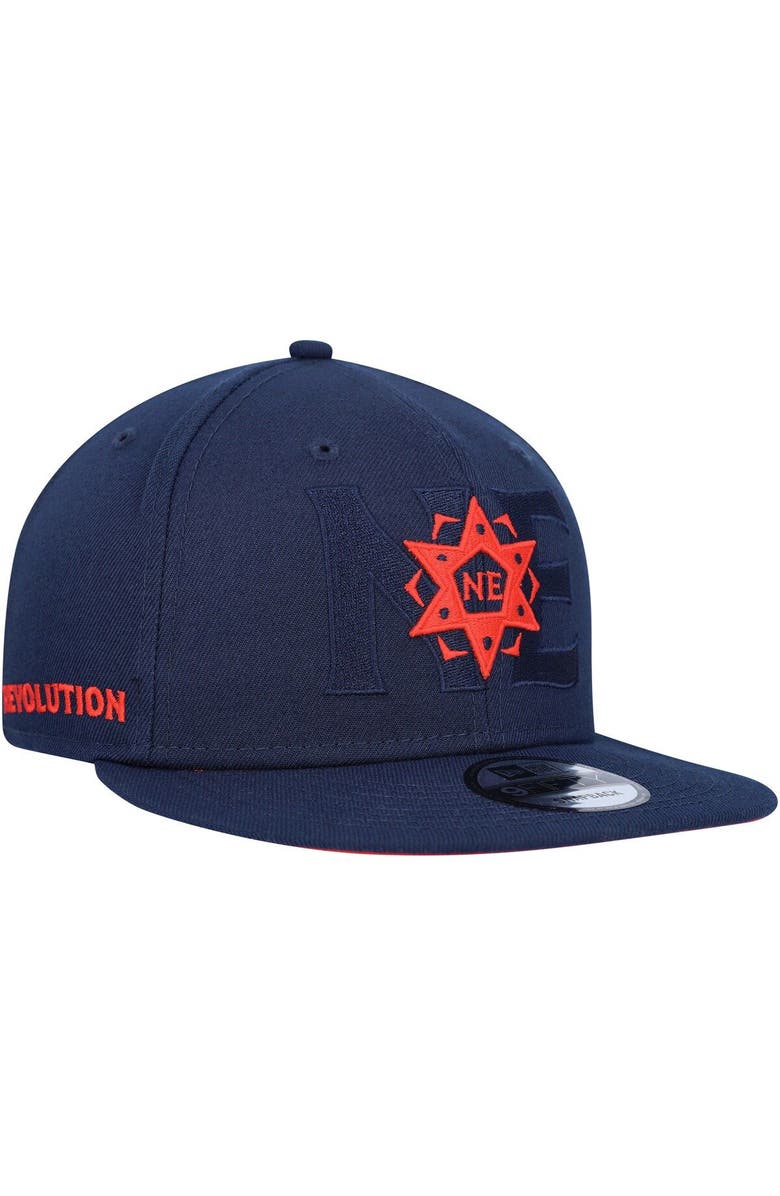 New Era Men's New Era Navy New England Revolution Kick Off 9FIFTY Snapback Hat, Main, color, 