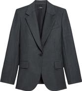 Theory Lynnia Sleek Virgin Wool Blazer