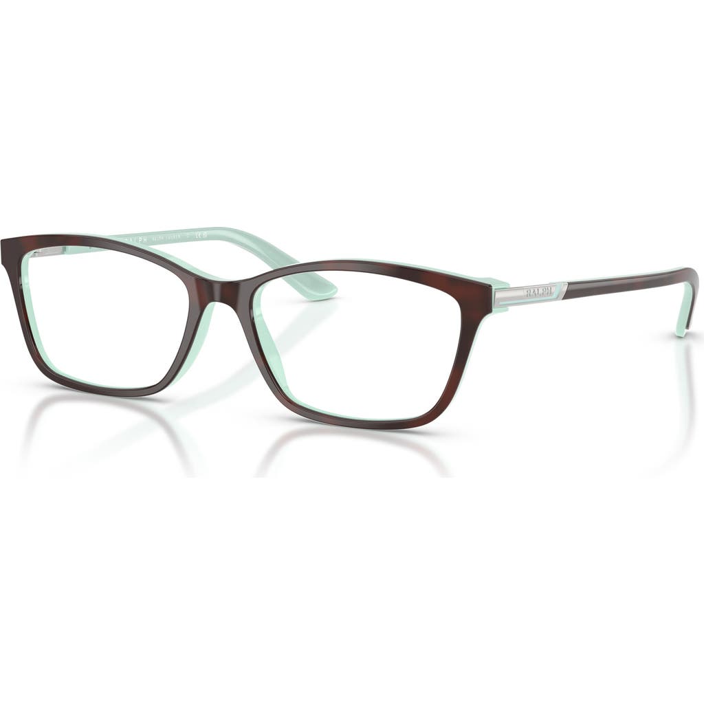 Ralph 52mm Cat Eye Optical Glasses In Brown
