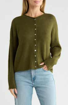 Roll Collar Cardigan