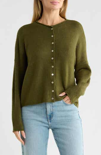 Roll Collar Cardigan