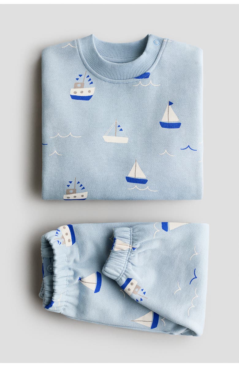 H&M 2-piece Cotton Sweatshirt Set, Alternate, color, 