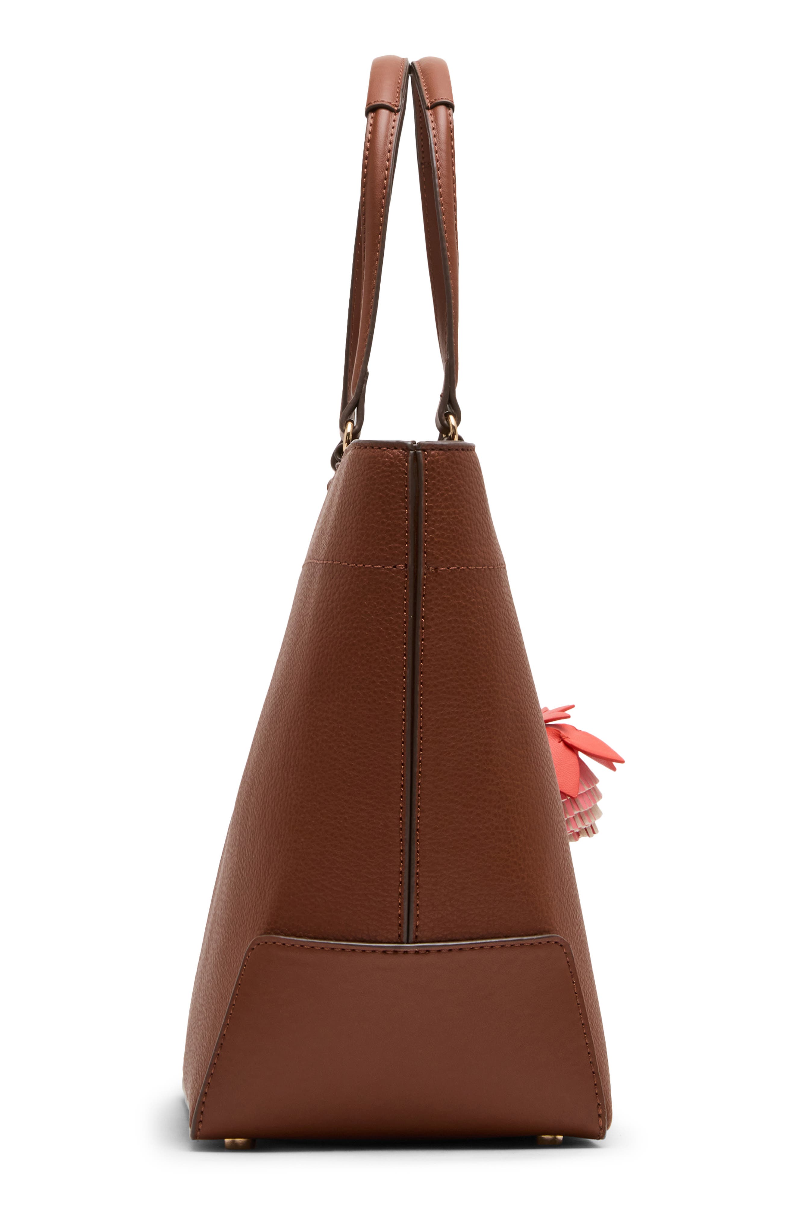 Anne Klein Large East West Tote, Alternate, color, Hazelnut