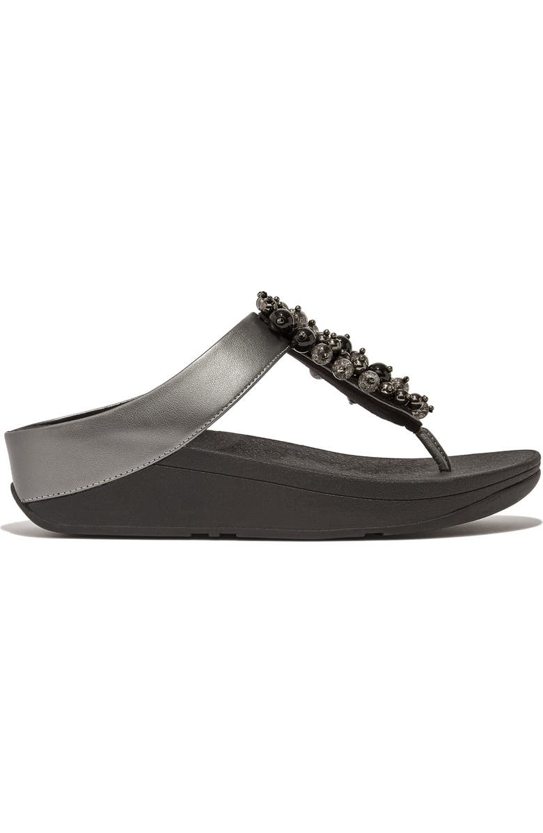 FitFlop Fino Bauble Bead Flip Flop, Alternate, color,