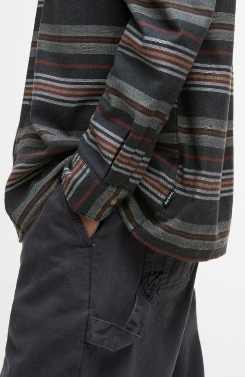 Barbour Bowscale Blanket Stripe Cotton Button-up Shirt In Multi