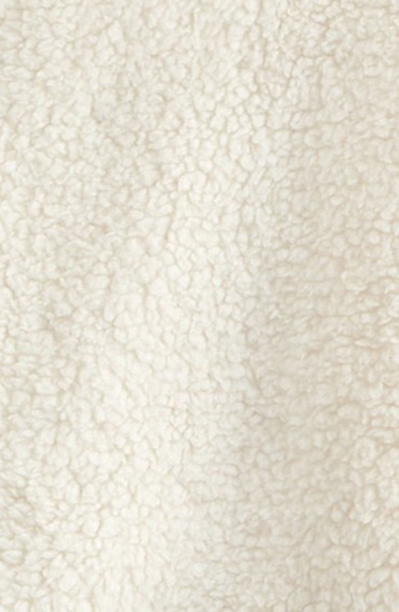 Zella Girl Kids' Faux Fur Zip-Up Hoodie, Alternate, color, Ivory Egret