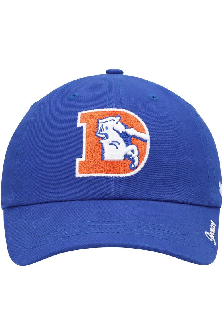 Women's '47 Royal Denver Broncos Miata Clean Up Legacy Adjustable Hat, Alternate, color, Royal