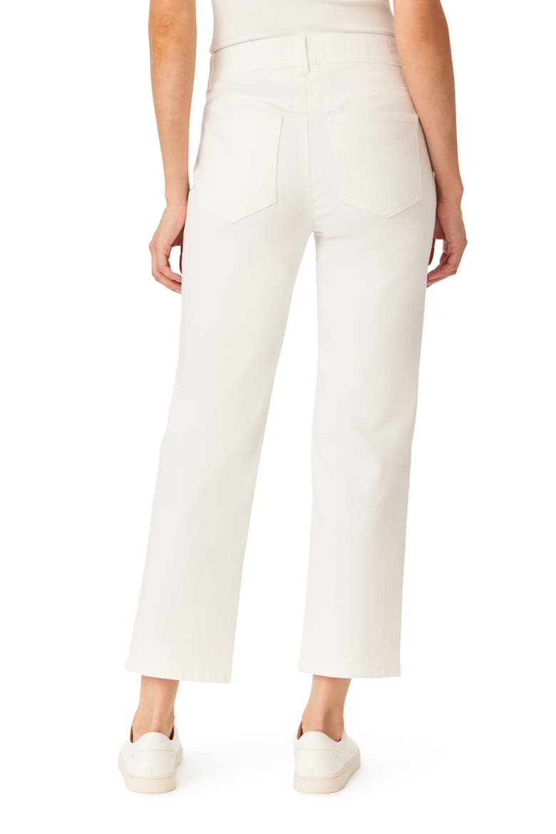 Effortless 27-Inch High Rise Slim Straight Leg Jeans, Alternate, color, WHISPER WHITE