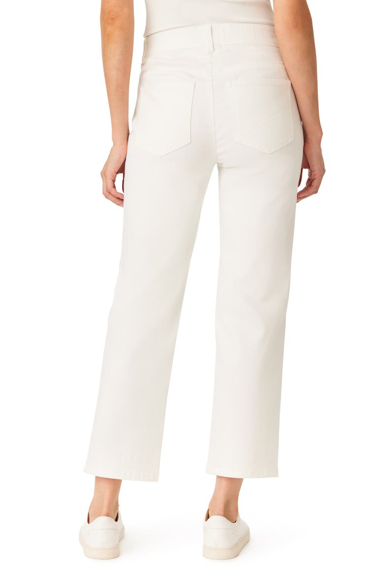 CURVE APPEAL Effortless 27-Inch High Rise Slim Straight Leg Jeans, Alternate, color, Whisper White