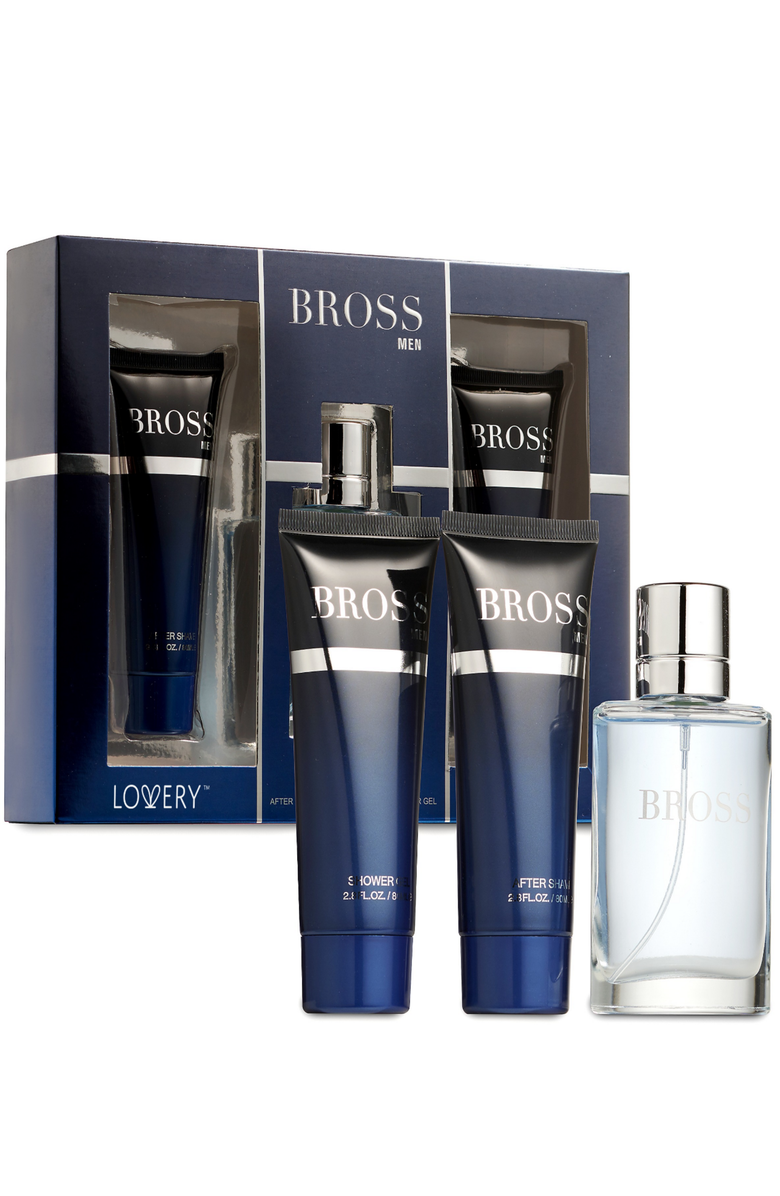 Lovery Bross Signature Beauty Spa Gift Set, Main, color, Dark Blue / Silver